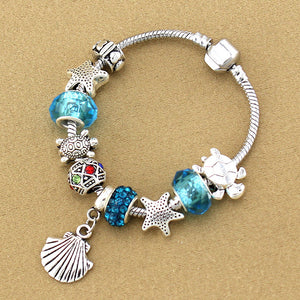 Ocean Wildlife Crystal Bracelet