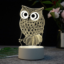 Load image into Gallery viewer, Creative 3D Owl LED Lights