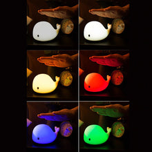 Load image into Gallery viewer, Cute Whale Night LED Light