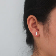 Load image into Gallery viewer, Cat and Fish Bone Pair Earring