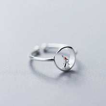 Load image into Gallery viewer, Elegant Silver Rabbit Ring