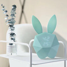 Load image into Gallery viewer, Bunny Smart Alarm Clock with Voice Control