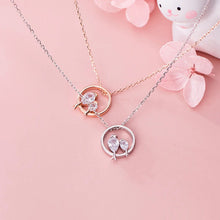 Load image into Gallery viewer, Dazzling Love Bird Silver Necklace