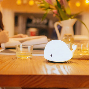 Cute Whale Night LED Light