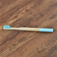 Load image into Gallery viewer, Eco-Friendly, Biodegradable Bamboo Toothbrushes for Adults (5 Pieces Pack)