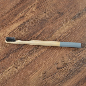 Eco-Friendly, Biodegradable Bamboo Toothbrushes for Adults (5 Pieces Pack)