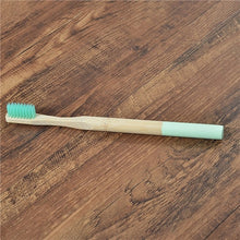 Load image into Gallery viewer, Eco-Friendly, Biodegradable Bamboo Toothbrushes for Adults (5 Pieces Pack)