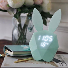 Load image into Gallery viewer, Bunny Smart Alarm Clock with Voice Control