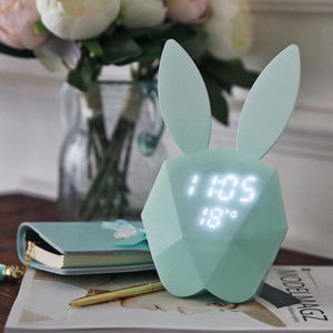 Bunny Smart Alarm Clock with Voice Control