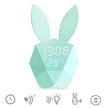 Load image into Gallery viewer, Bunny Smart Alarm Clock with Voice Control